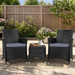 Specifications for 3 Piece Bistro Set: Chairs & Table