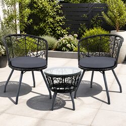 3PC Outdoor Rattan Bistro Set Specifications and Details