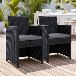 Specifications of 2PC Outdoor Dining Chairs Set