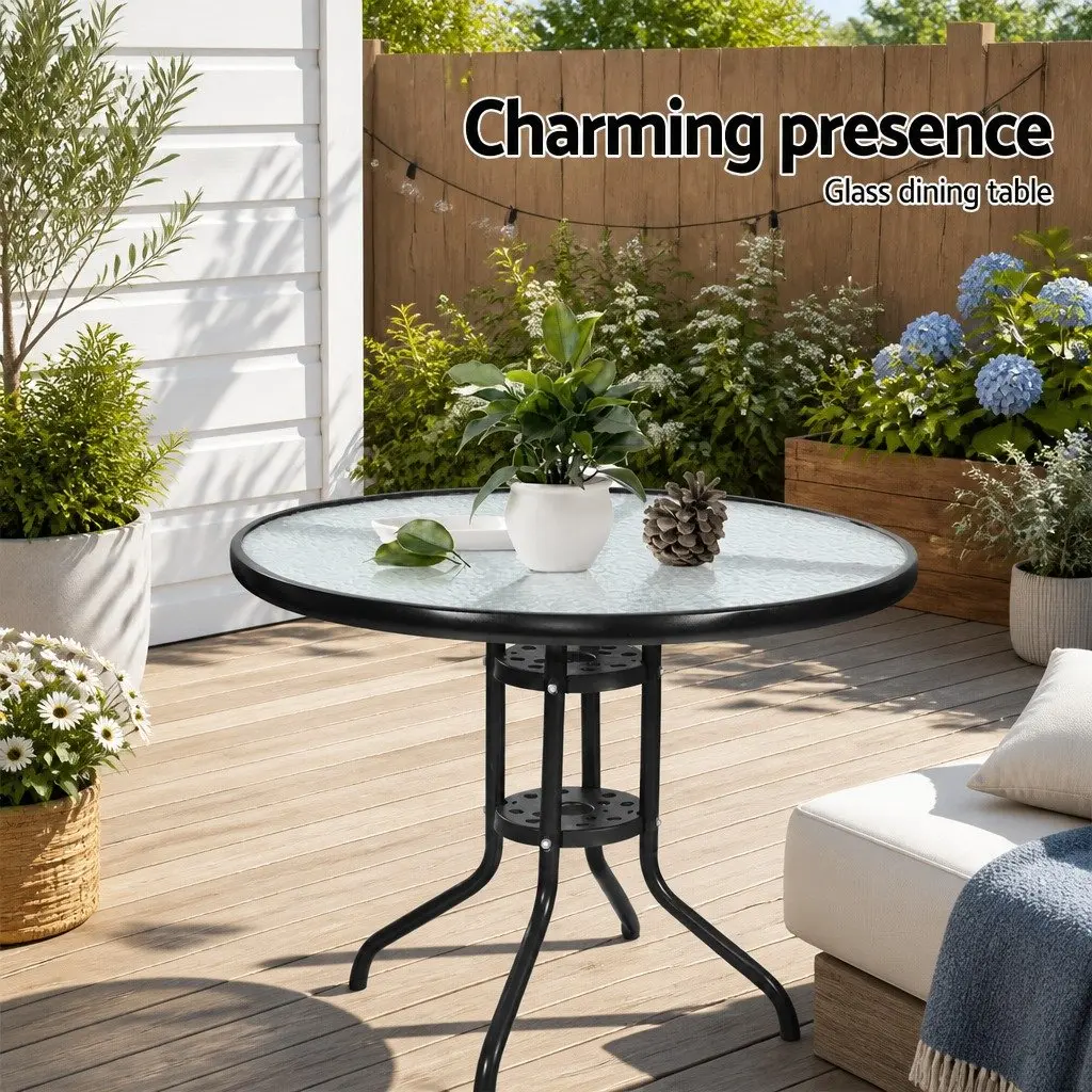 3 Piece Outdoor Bistro Set with Cushions