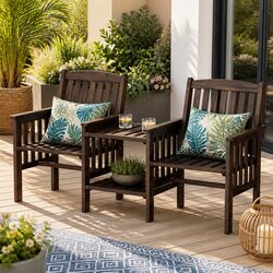 Specifications of 2-Seater Outdoor Garden Bench Set