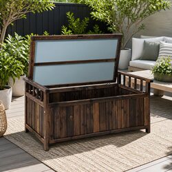 Specifications of Charcoal Outdoor Storage Bench Box