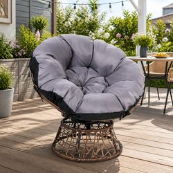 Durable Rotating Wicker Papasan Chair Specifications