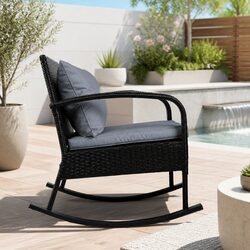Outdoor Rocking Chair and Side Table Set Specifications
