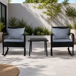 3-Piece Rocking Chair Set: Detailed Specs and Features