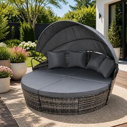 Specifications of Grey Folding Outdoor Day Bed Sun Lounge