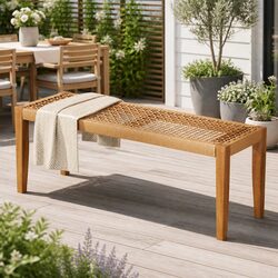 2-Seater Garden Bench Dimensions: 110cm L x 35cm W x 40cm H