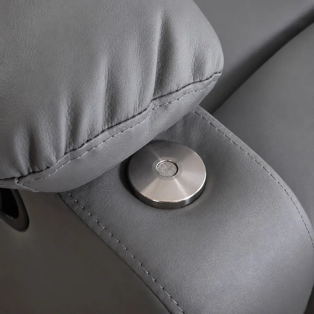 Grey Massage Recliner Chair with Heat