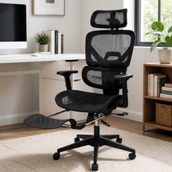 Specifications of the Ergonomic Office Chair with Footrest
