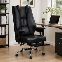Heavy Duty Office Chair with Adjustable Reclining Backrest