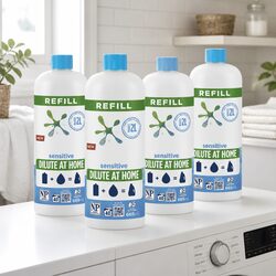 Sensitive Laundry Liquid Refill 665mL - 4 Bottles, Concentrate