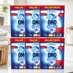 3 in 1 Active Laundry Capsules, 60 Count for Efficient Cleaning