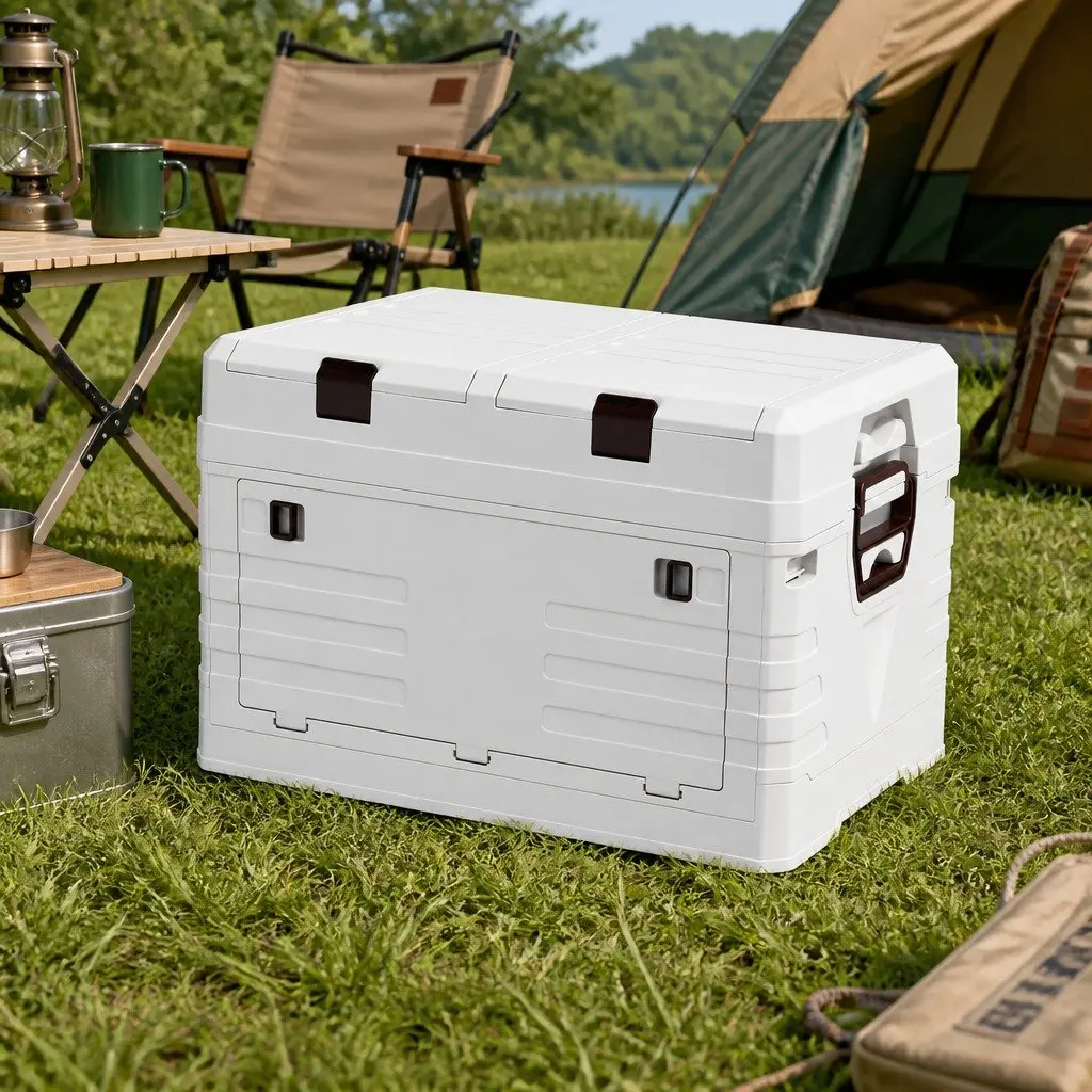 Outdoor Storage Box for Camping and Home Organization 40L Collapsible Foldable