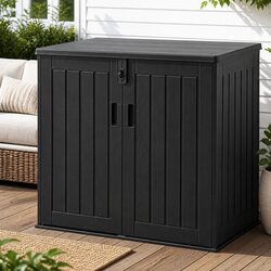 775L Outdoor Storage Box with Lock and Hydraulic Lid