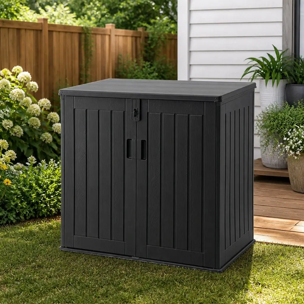 Outdoor Storage Box for Garden Tools 775L Black