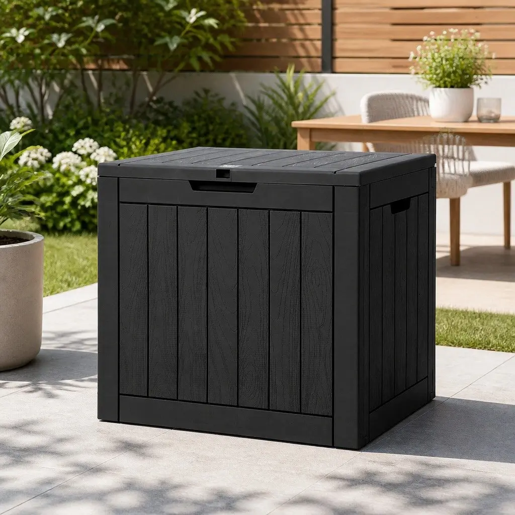 118L Outdoor Storage Box with Bench