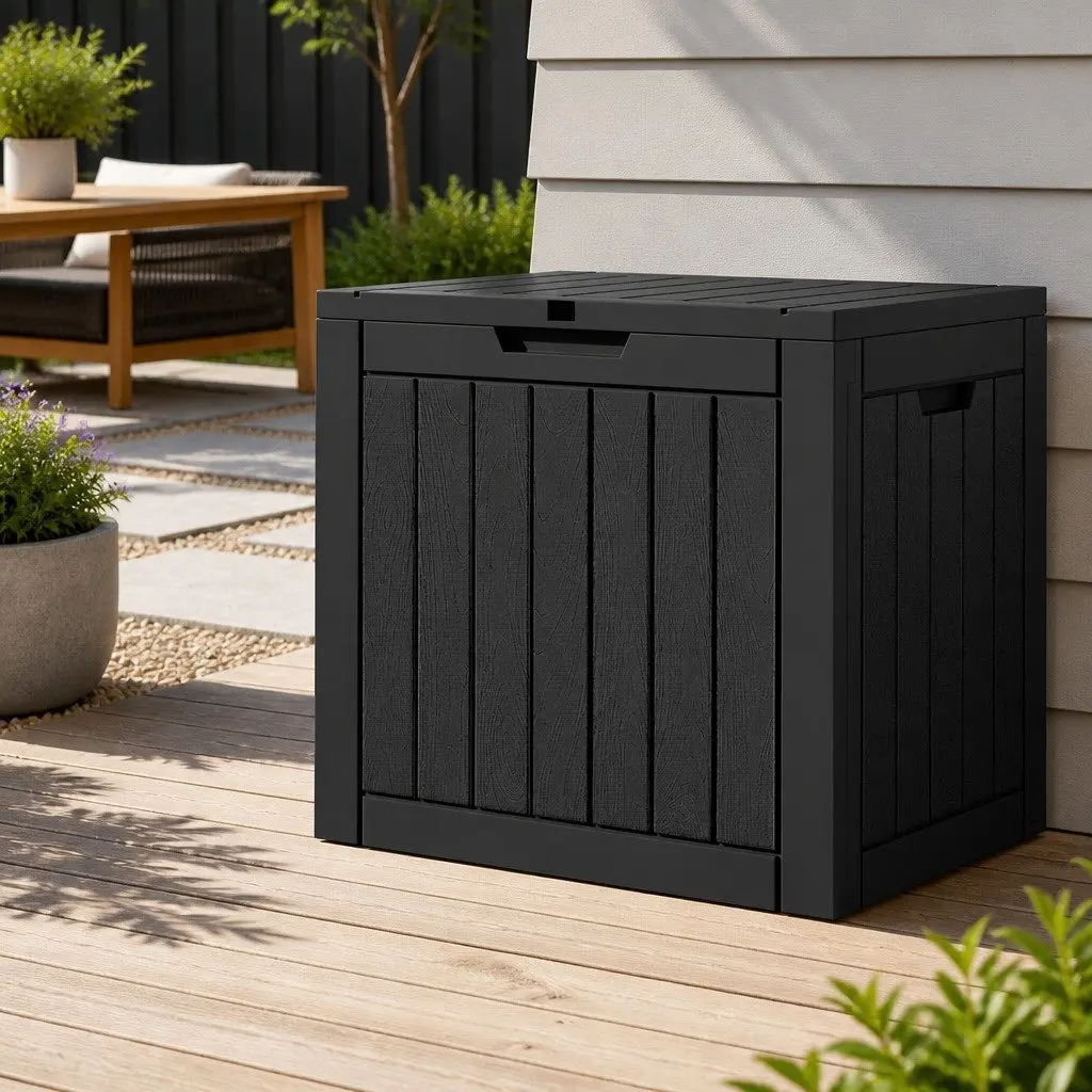 118L Outdoor Storage Box with Bench