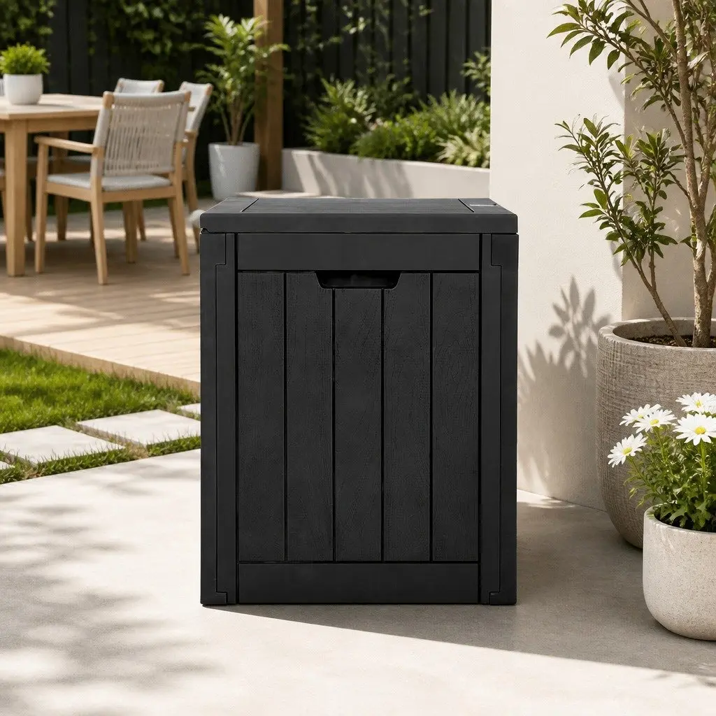 118L Outdoor Storage Box with Bench