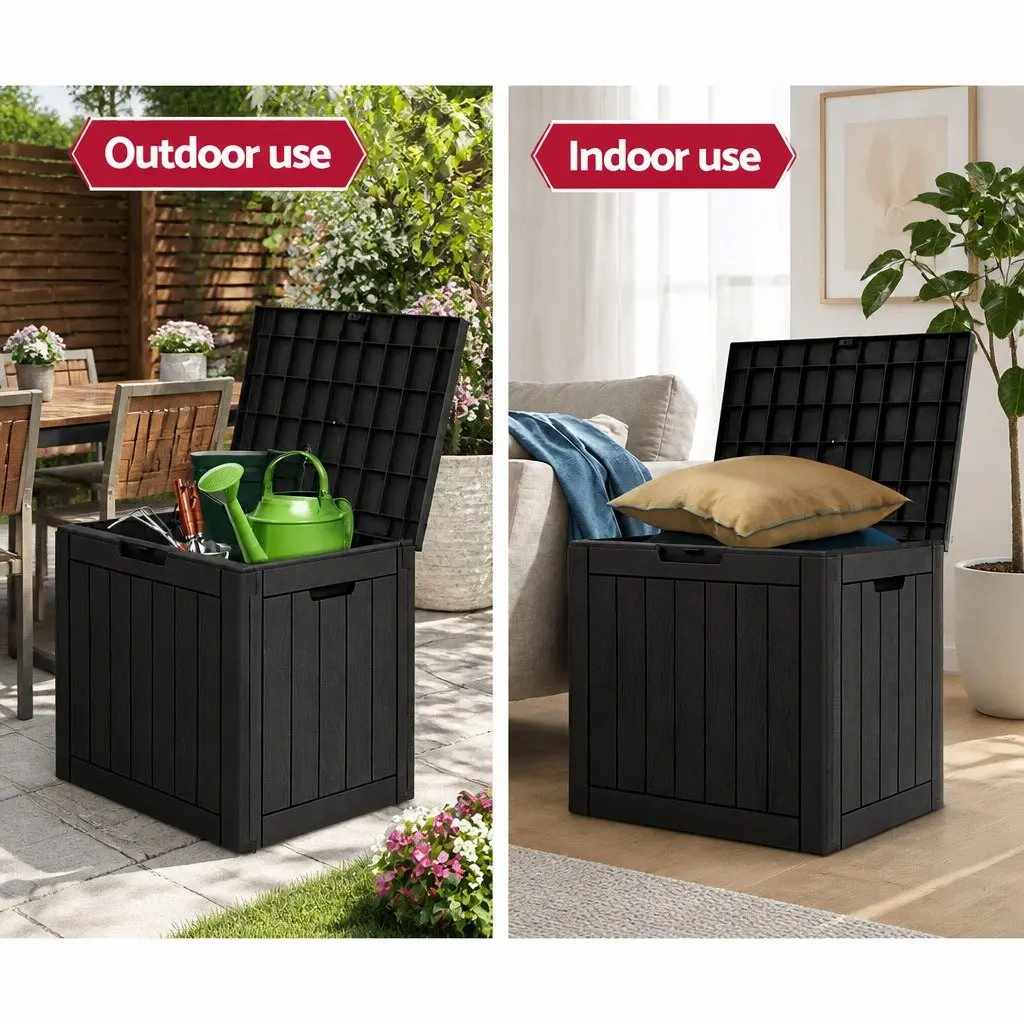 118L Outdoor Storage Box with Bench