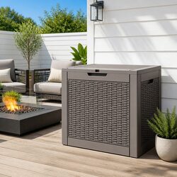 Specifications of 118L Rattan-Texture Storage Box
