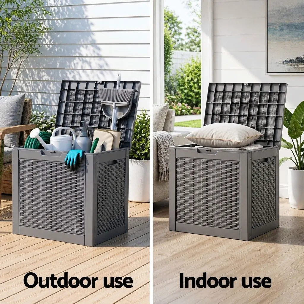 Outdoor Storage Box for Garden Patio Balcony 118L Lockable Container