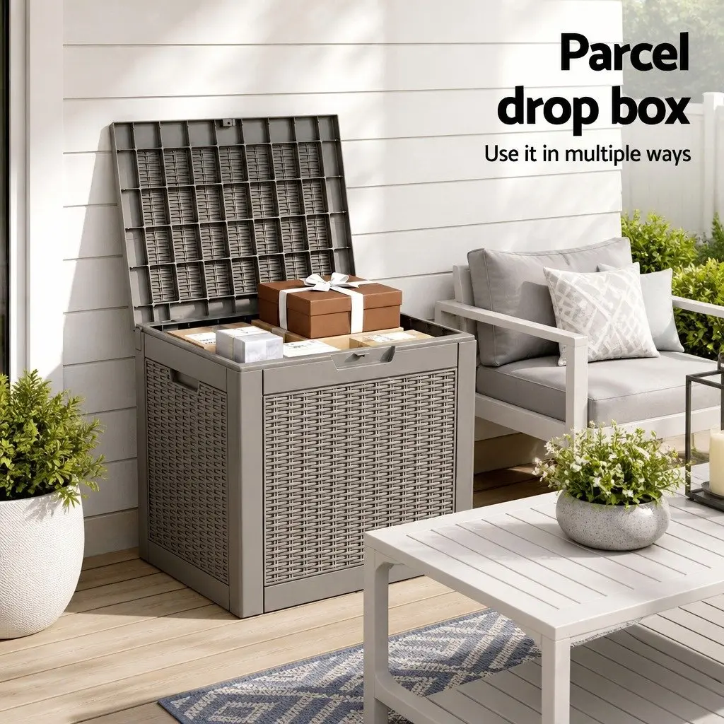Outdoor Storage Box for Garden Patio Balcony 118L Lockable Container