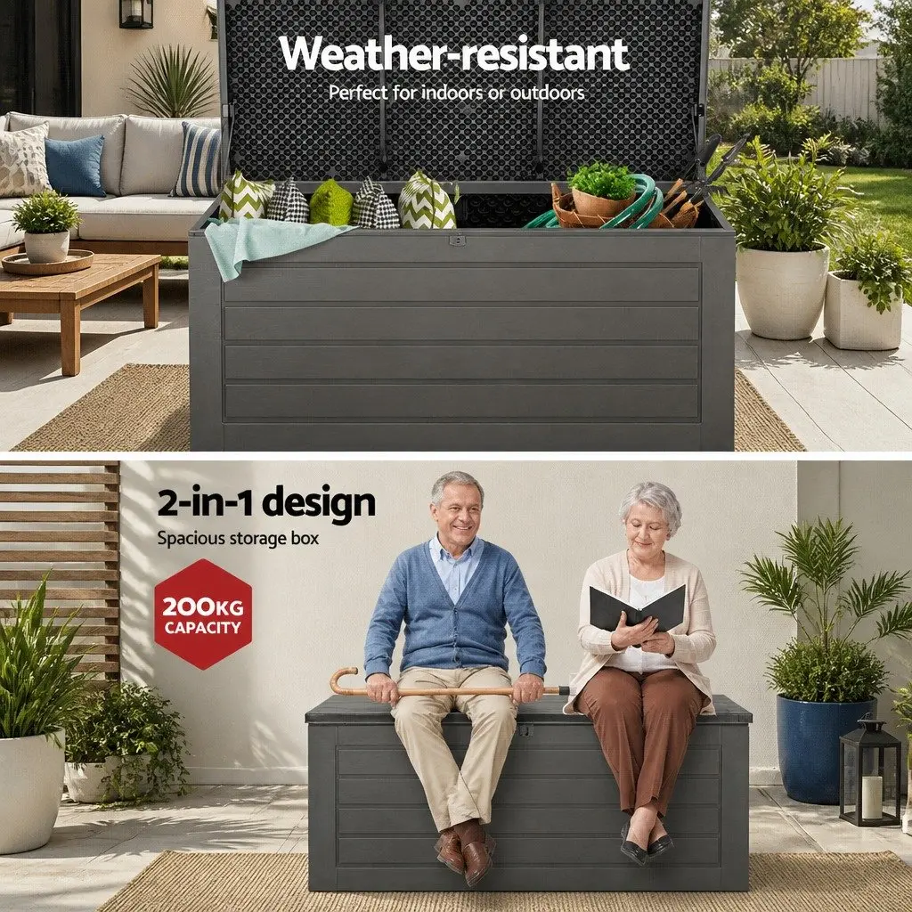 680L Lockable Outdoor Storage Box