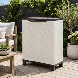 Weather-Resistant Outdoor Storage Cabinet Dimensions 37x65x92cm