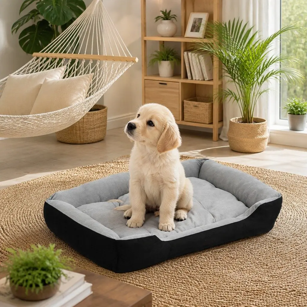 Pet Bed Dog Beds Mattress Medium M Soft Warm Cushion Bedding Washable