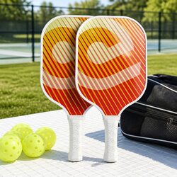 Specifications of Orange Honeycomb Core Pickleball Set