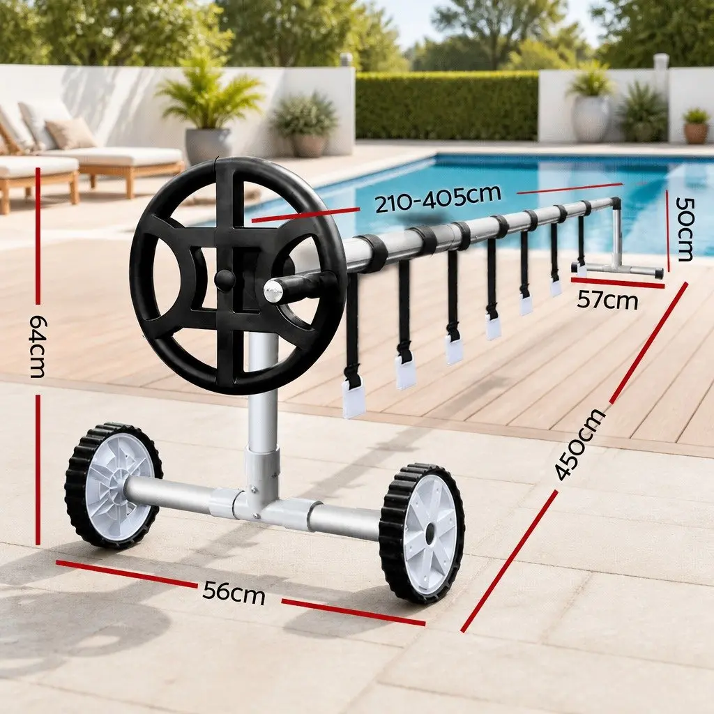 10x4m Solar Pool Cover & Roller System