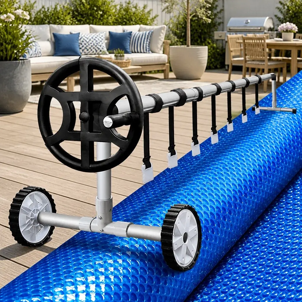 10x4m Solar Pool Cover & Roller System