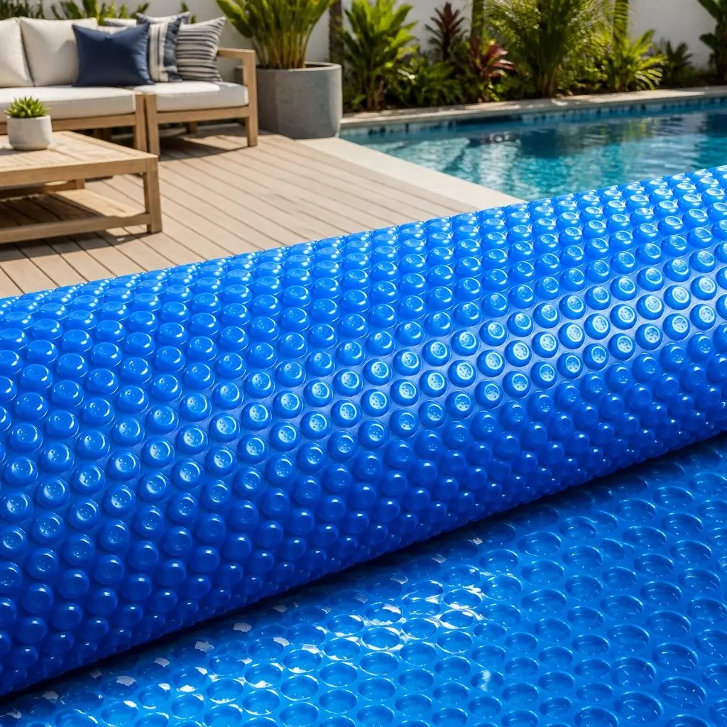 Solar Pool Cover 10x4m 500 Micron Swimming Pool Blanket Blue Heat Retention