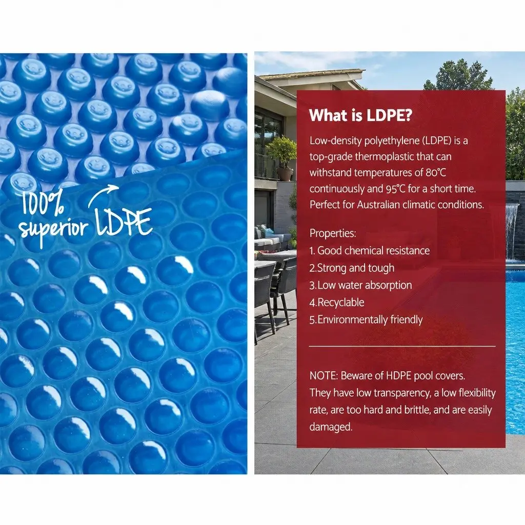 11x4.8m Blue Solar Pool Cover