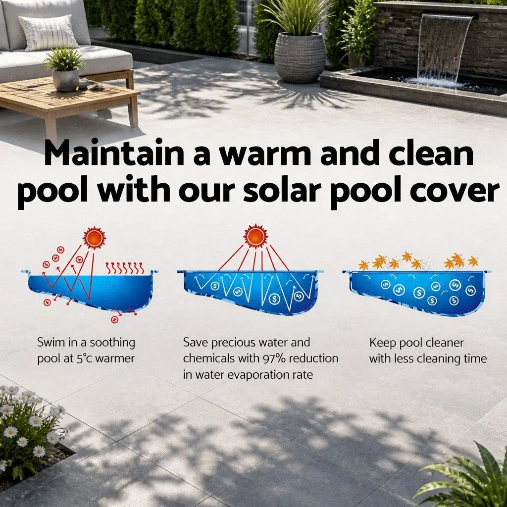 11x4.8m Blue Solar Pool Cover