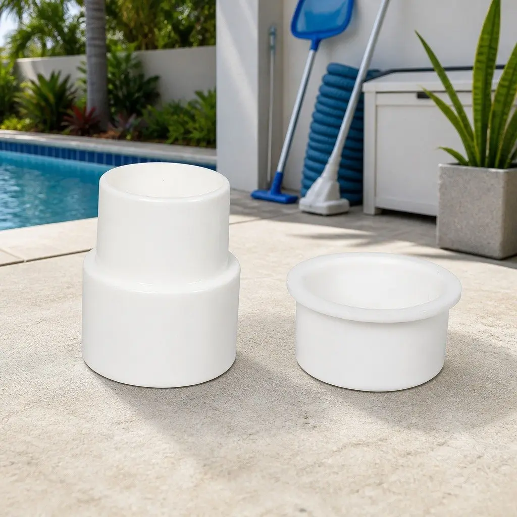 Pool Leaf Canister Suction Medium Clear Container Debris Catcher Filter System