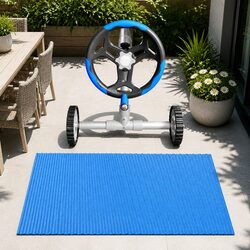 Solar Pool Cover 6.5m x 3m, 600 Micron with Adjustable Roller
