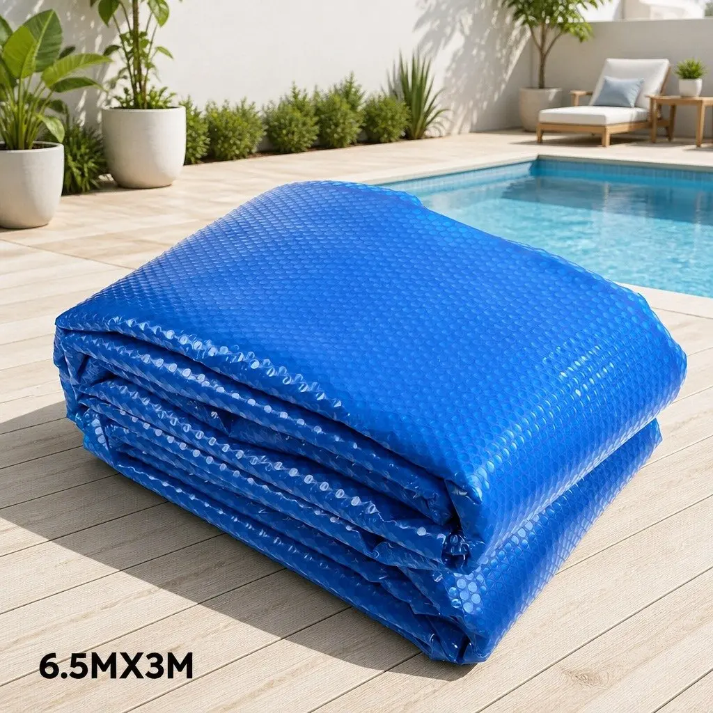 6.5x3m Solar Pool Cover with Aluminium Roller