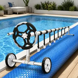7x4m Solar Pool Cover Specifications with Aluminium Roller