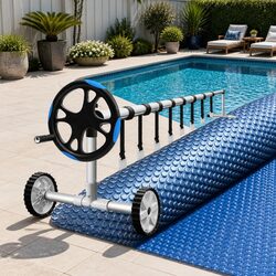 8x4.2m Solar Pool Cover Specs with Aluminium Roller System