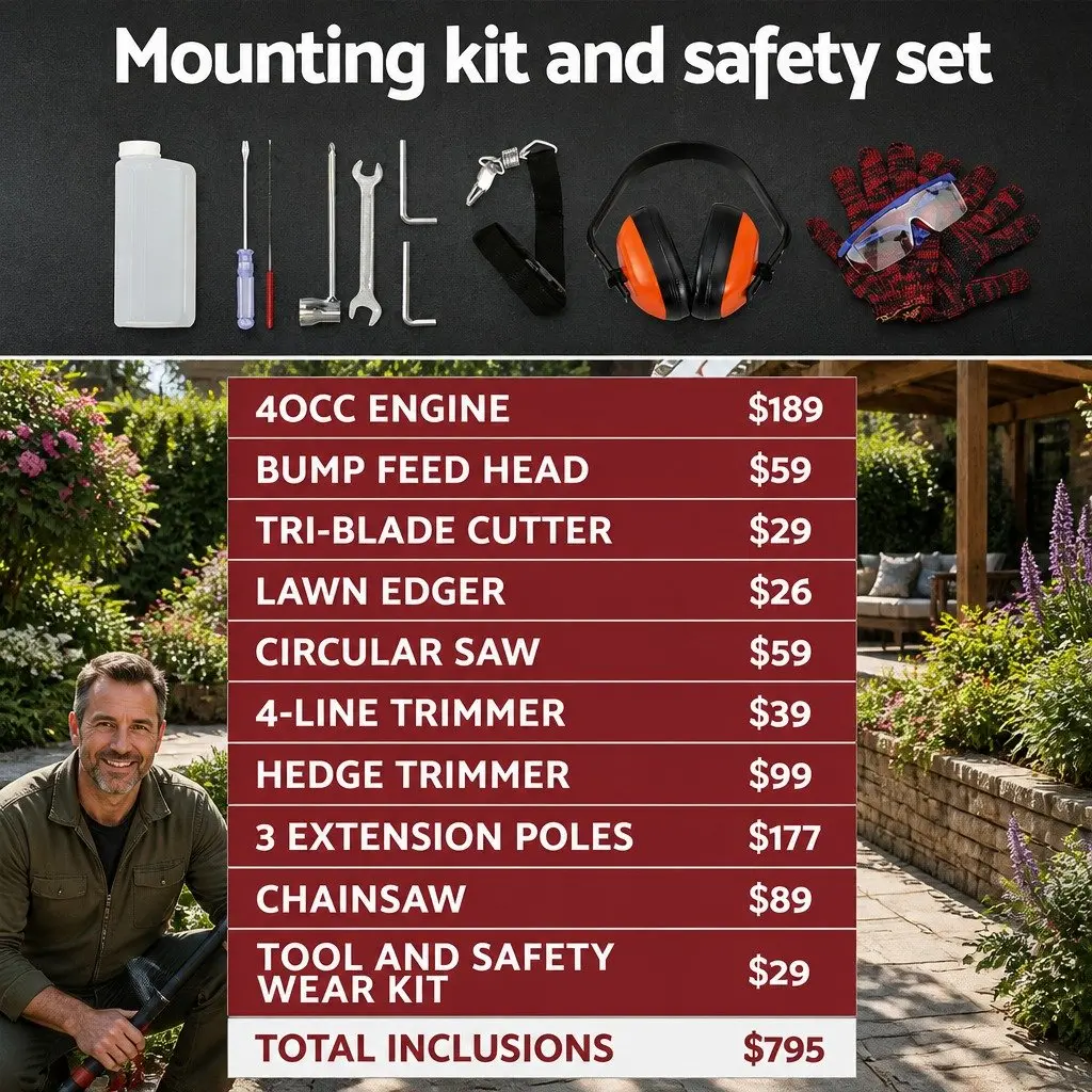 4 Stroke Pole Chainsaw Multi Tool