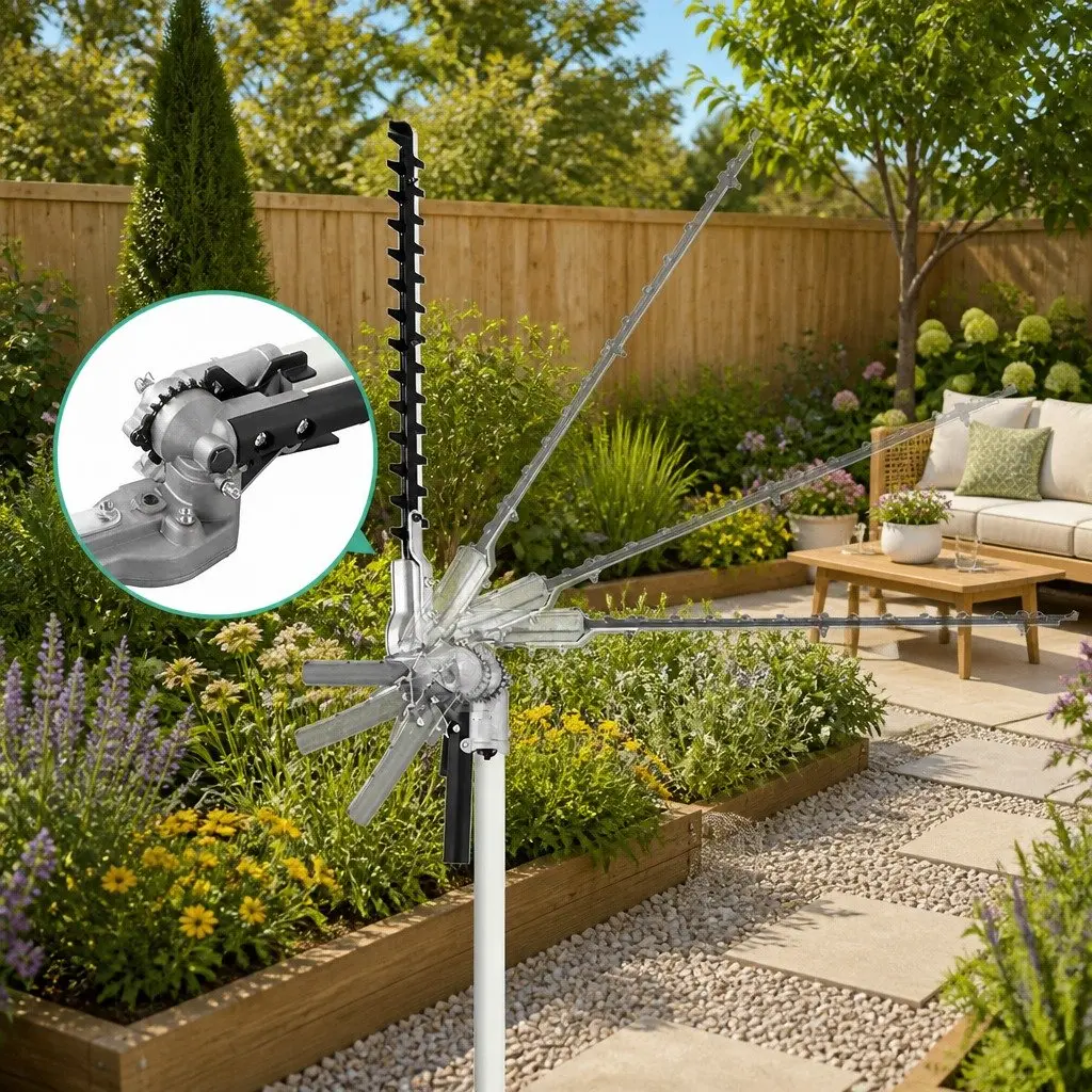 Pole Chainsaw Garden Tool 12 Inch 9 in 1 Long Reach 52cc Petrol Two Stroke