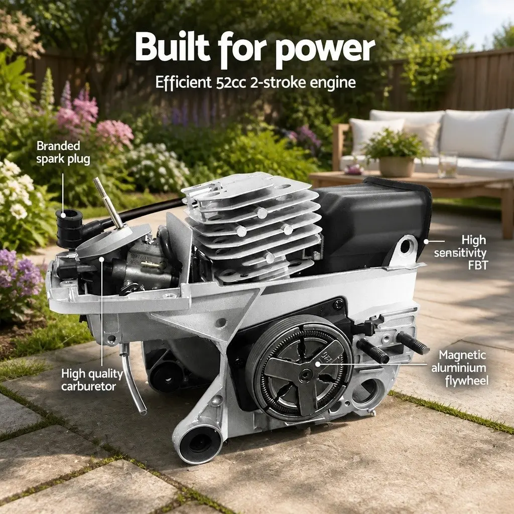 7 in 1 Pole Chainsaw Multi Tool for Garden Maintenance 52cc 2 Stroke Petrol Engine