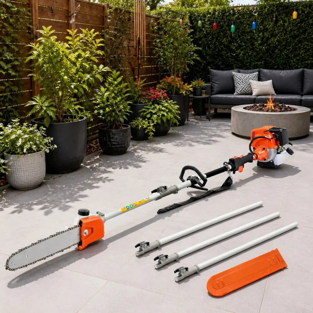4 Stroke Petrol Pole Chainsaw 12 Inch Bar