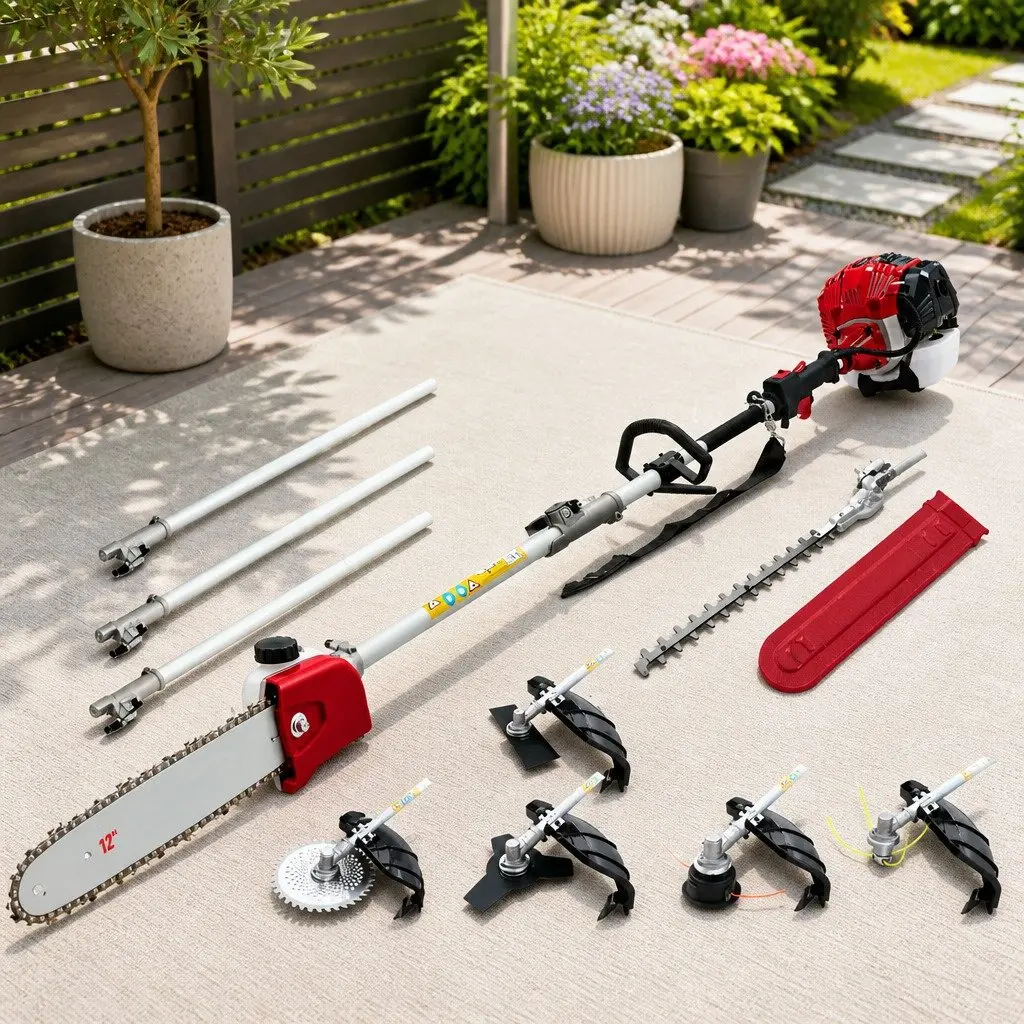 52cc Petrol Pole Chainsaw with Accessories