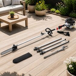 Heavy-Duty 65cc 2-in-1 Pole Chainsaw and Hedge Trimmer
