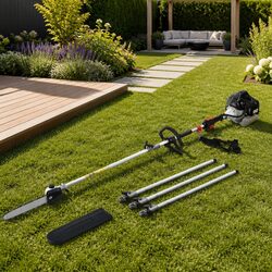 65CC Pole Chainsaw Petrol Saw Chain Tree Pruner Extended Reach Pruning Tool