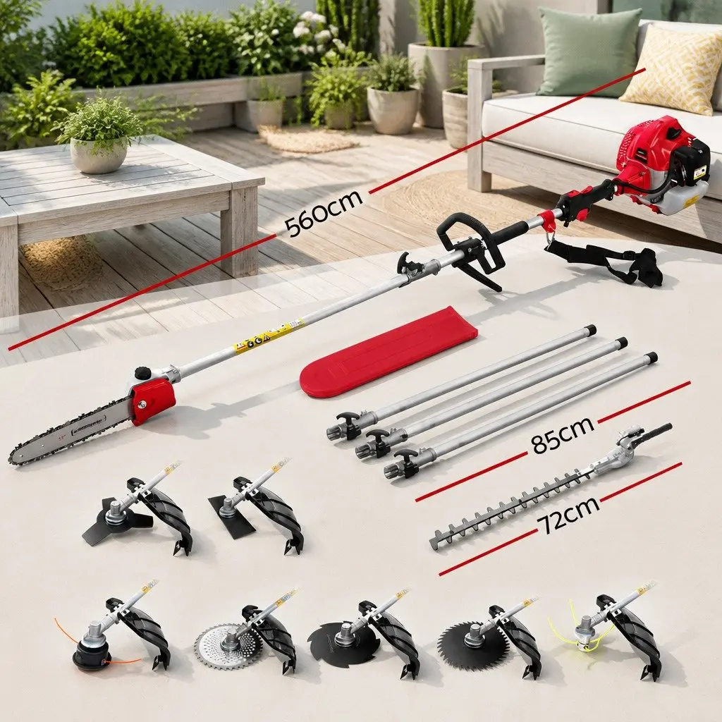 65CC Pole Chainsaw Hedge Trimmer