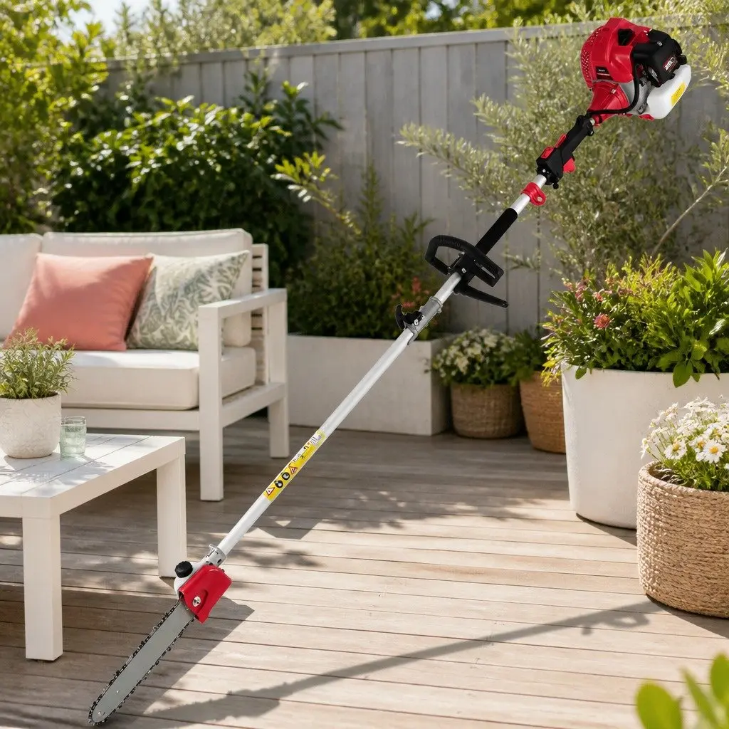 65CC Pole Chainsaw Hedge Trimmer