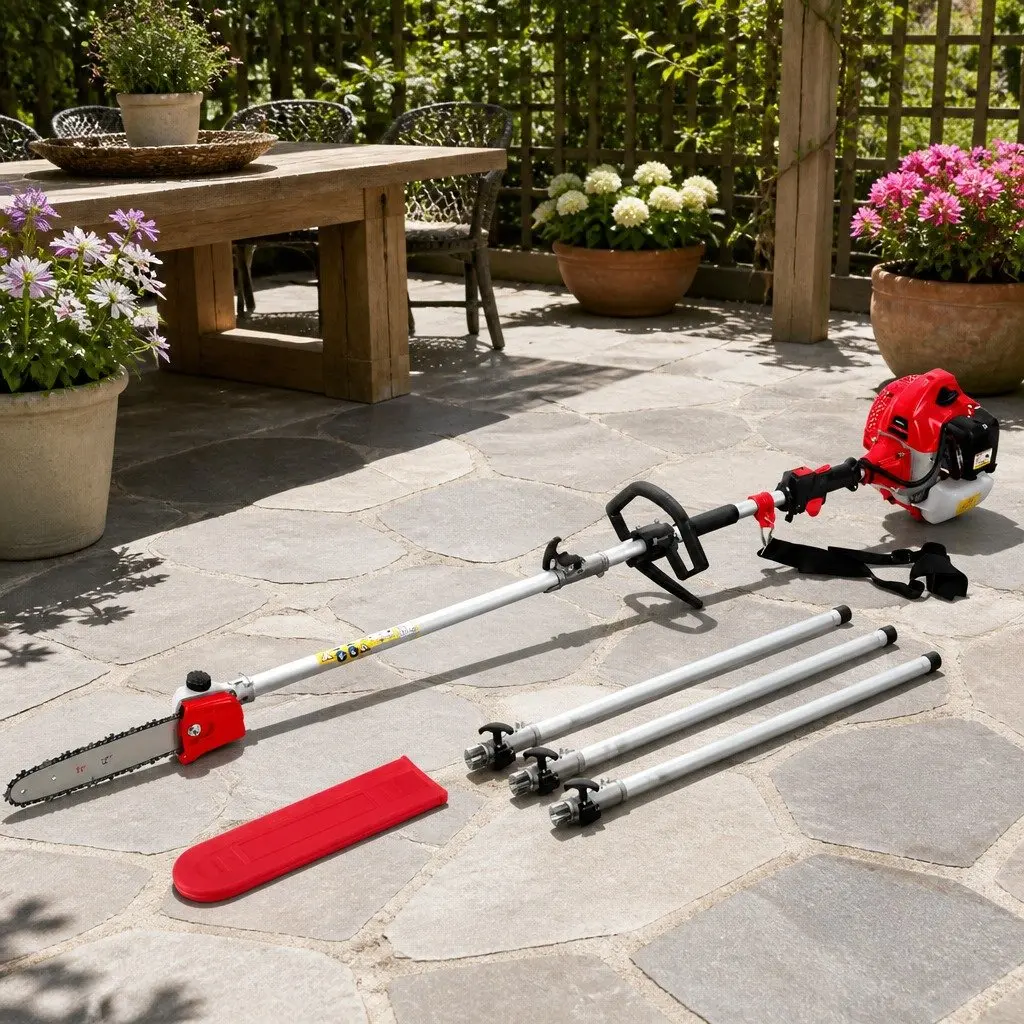 Pole Chainsaw Petrol 12in for Pruning 5.6m Reach